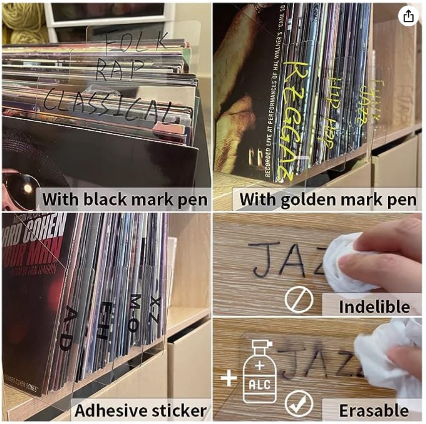 plastic record dividers