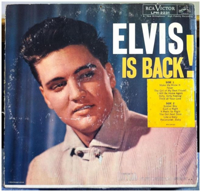 Image of Elvis's album Elvis is Back!